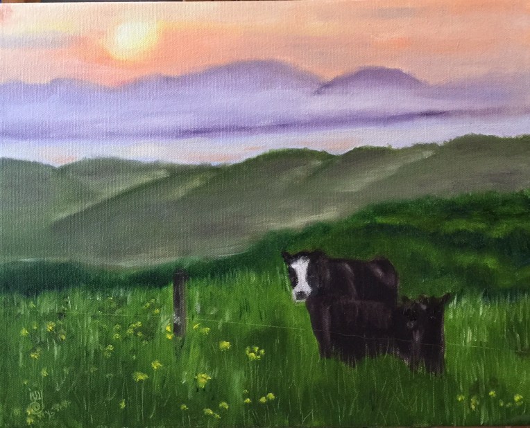 Sunrise with Mom &amp; the twins